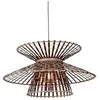 Image de Good&Mojo Machupicchu Suspension ronde en bambou naturel Ø 57 cm Pour salon et chambre à coucher