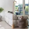 Image de GOOD & MOJO Lampadaire LED Okinawa, à 1 lampe, naturel, 146 cm, bois