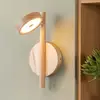 Image de GOOD & MOJO applique murale LED Okinawa, naturel, fiche, bois