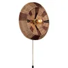Image de GOOD&MOJO Applique murale Serengeti - Marron - Ø45x250cm - Ronde - En métal - Applique murale pour salon & chambre à coucher - Lampe - Éclairage