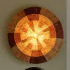 Image de GOOD & MOJO Applique murale Serengeti, Ø60cm, marron, jute, fiche