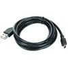 Image de Gembird 1.8m USB 2.0 A/Mini-USB M câble USB 1,8 m USB A Mini-USB B Noir - Câbles USB (1,8 m, USB A, Mini-USB B, 2.0, Male Connector/Male Connector, Noir)