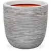 Image de CAPI EUROPE Pot de fleurs NATURE RIB - 54x52 cm - 113 L - Ivoire