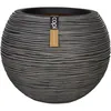 Image de CAPI EUROPE Vase boule RIB NL - 40x32 cm - Anthracite