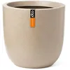 Image de Capi Europe - Pot Boule Waste Smooth NL - 35x34 - Terrazzo Beige - Ouverture Ø35 - Pot intérieur et extérieur - KTB932