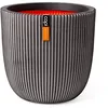 Image de Capi Europe - Pot Boule Groove NL - 43x41 - Anthracite - Ouverture Ø43 - Pot intérieur et extérieur - KGVZ933