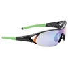 Image de BBB 2.973.254.415 Impact BSG-44 Lunettes de Soleil et de Sport Noir Brillant/Branches Vertes Taille Unique