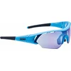 Image de BBB Summit bsg-50 Lunettes Sport Cyclisme avec Verres interchangeables Unisexe Adulte Taille Unique Bleu Mat/Verre fumé