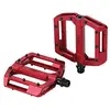 Image de BBB Pédales de vélo de Montagne Plates Rouges 1,4 cm Ultra légères en Alliage d'aluminium avec Broches antidérapantes pour VTT E-MTB Enigma BPD-38