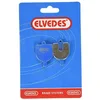 Image de ELVEDES 1 Paire Plaquettes de Frein organiques pour RST mecanique Utilisation Cycle/VTT/E-Bike/Vélo