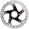 Image de ELVEDES Disque Flottant RX18 VTT/Route/E-Bike Ø180mm Disque Frein Cycle Argent