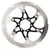 Image de ELVEDES Disque Flottant FX16 VTT/Route/E-Bike Ø160mm Noir Disque Frein Cycle Argent