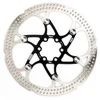 Image de ELVEDES Disque Flottant FX18 VTT/Route/E-Bike Ø180mm Noir Disque Frein Cycle Argent
