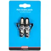 Image de ELVEDES 1 Paire Porte Patin Frein Route 55mm Gomme White Compound Shimano