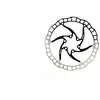 Image de ELVEDES Disque LX16 Light VTT/Route/E-Bike Ø160mm Noir Disque Frein Cycle Argent