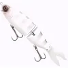 Image de Gamakatsu Luxxe Laughin 170 Big Bait Swimbait Leurre de pêche carnassière de qualité supérieure pour brochet, perche et sandre, Trebel 18 hameçons. Pêche dans les lacs et les rivières (blanc mat)