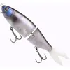 Image de Gamakatsu Luxxe Laughin 170 Big Bait Swimbait Appât de pêche prédateur de qualité supérieure pour brochet, perche et sandre, Trebel 18 hameçons triple Pêche en lacs et rivières (Aurora Gill)