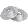 Image de A.B.S. 17509 2x Disque de frein Arrière Ø271mm Hauteur: 61mm Épaisseur: 10mm Cercle de percage -Ø: 100mm Plein Compatible avec TOYOTA AVENSIS Liftback T22 AVENSIS T22 Avensis Break T22