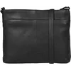 Image de Burkely Soft Skylar Sac bandoulière   Sac Bandoulière Femme en Cuir Noir Lisse   Petit Sac Quotidien Élégant avec Sangle Réglable