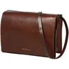 Image de Burkely Fine Florence Satchel Bag   Sac Bandoulière Femme en Cuir Cognac   Fermeture à Rabat   Détails Dorés   Sac Élégant du Quotidien