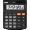 Image de DESQ® Calculatrice de Bureau - Affichage 12 Chiffres, Double Alimentation, Compacte, Noir