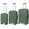 Image de TravelZ Swinger Set de 3 Valises Rigide - Ensemble de Bagages S/M/L Coque Dure avec Serrure TSA (Vert, 3 pcs Set)