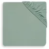 Image de Jollein Drap-Housse en Jersey, 80/90 cm Longueur x 40 cm Largeur, Vert Cendré
