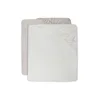 Image de Lot de 2 draps Housses 60x120 cm en Jersey Ivoire et Nougat - Jollein