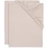 Image de Jollein Lot de 2 draps-Housses en Jersey - pour Berceau - Rose Sauvage - 40/50 x 80/90 cm - 100% Coton - Vieux Rose