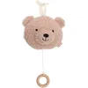 Image de Jollein Boîte à musique pour bébé Teddy Bear - Rose sauvage - Pendentif musical en tissu - Pour fille et garçon - Jouet musical pour bébé - Doudou avec musique