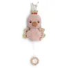 Image de Jollein Boîte à musique pour bébé - Avec mélodie de berceuse douce de Brahms - Anneau de traction en bois - Pour bébés et tout-petits - Peacock Pavie