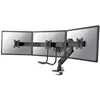 Image de Support de bureau - NEWSTAR - NM-D775DX3 - 3 écrans LCD - Noir - Réglable jusquà 60 cm