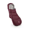 Image de Bugaboo Chancelière, Accessoire Indispensable pour Poussette, résistant à l'eau et aux intempéries, Confortable pour Les Orteils, Chaude et Respirante en Dark Cherry