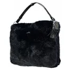 Image de BARTS - Sac imitation fourrure bleu marine 39x44 cm Modèle enfant Fille Barts