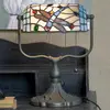 Image de Clayre&Eef Lampe de banquier Dragonfly style Tiffany
