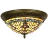Image de Clayre&Eef Plafonnier rond Kimberly style Tiffany 38 cm