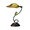 Image de Clayre&Eef Lampe à poser Leaf style Tiffany