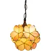 Image de Clayre&Eef Suspension 5LL-6093 au style Tiffany, rose