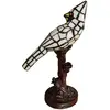 Image de Clayre&Eef Lampe à poser 5LL-6102N Oiseau, crème Tiffany