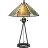 Image de Clayre&Eef Lampe à poser 5LL-6165 au style Tiffany, Ø50 cm