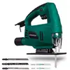Image de VONROC Scie sauteuse 550W - 5 lames de scies, système de changement rapide, accessoires et sac de rangement inclus