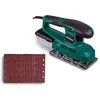 Image de Vonroc Ponceuse Vibrante 240w Compacte   Patin de Ponçage 90x187mm - Aspiration de Poussière - Fixation Adhésive et à Pinces - 12 Feuilles Abrasives et Boîtier de Récupération de Poussière Inclus