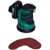 Image de VONROC Ponceuse Excentrique 20V   Ponceuse Sans Fil Ø 125 mm - Ponceuse 2.0 AH Avec Chargeur de Batterie, Sac de Poussière & 12 Feuilles Abrasives Incluent - Idéal Ponçage Grossier