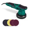 Image de VONROC Polisseuse Excentrique 650W   Démarrage Progressif, Vitesse Variable, Plateau 125mm, Double Mouvement Orbital   7 Disques de Polissage Inclus   Pour Voiture, Moto, Bateau   Sac de Rangement