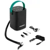 Image de VONROC Mini Compresseur d’Air Portable 12V   Batterie Li-Ion 2.0Ah   7 Bar / 101 PSI   30L/min   Avec Écran LED, Type-C & Prise Auto 12V   Pour Voiture, Vélo, Moto, Ballons & Matelas   CR505DC