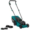 Image de VONROC Tondeuse à Gazon sans Fil 40V - Moteur Compact et Léger - Bac à Herbe 30 L, Hauteur de Coupe Réglable 30 à 70 mm - Moteur sans Balais à Charbon - 2X Batteries 2.0Ah + Chargeurs Inclus