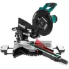 Image de VONROC Scie à Onglet Coulissante 2200W - Lame de Scie Ø 255 mm 48 Dents - Laser, LED, 2 Rallonges de Table Inclus - Scie Multi-Matériaux Coupe De Bois, Aluminium - Vitesse Réglable 3200,4500 tr/min