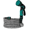 Image de VONROC Tuyau Flexible 10m   Support Mural, Buse Réglable, Raccords Avec & Sans Arrêt d'Eau   Tuyau Extensible Compact, Léger & Jet Puissant