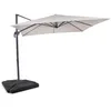 Image de VONROC Parasol Cantilever Pisogne - 300x300cm - De Qualité Premium - Anthracite/Noir - Terrasse Extérieure, Orientable à 360° - Grande Surface d'Ombrage - Robuste et Durable - Housse Parasol Incluse