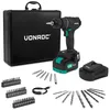 Image de VONROC PRO Perceuse sans fil 20 V   40 Nm   Moteur sans balais   17 réglages de couple + mode perceuse   Avec batterie 4,0 Ah, chargeur et 46 accessoires dans un coffret haut de gamme